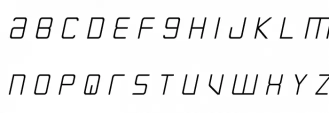 Escape Artist Ttitle Semi-Italic خط أحرف كبيرة