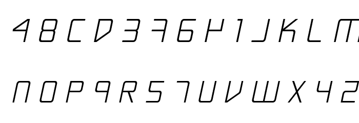 Escape Artist Ttitle Semi-Italic Font Litere mici