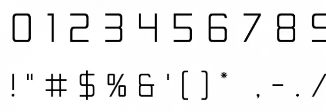 Escape Artist Ttitle Font OTHER CHARS