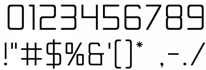 Escape Artist フォント その他の文字