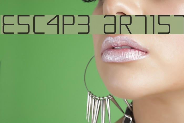 Escape Artist Font examples