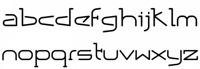 Escape Pod Normal Schriftart Kleinbuchstaben
