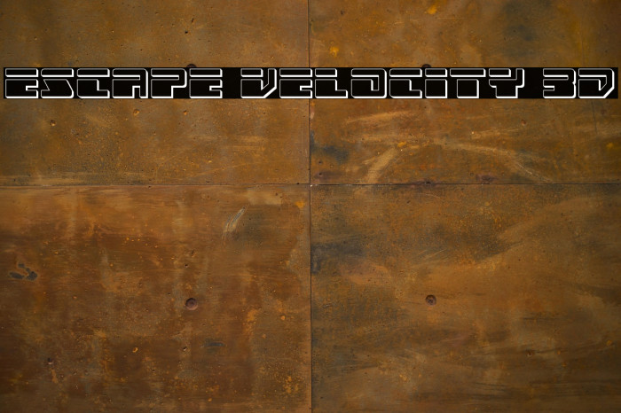 Escape Velocity 3D Example 1