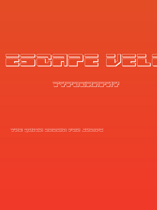 Escape Velocity 3D Poster