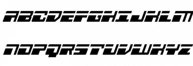 Escape Velocity Compact Italic फ़ॉन्ट अपरकेस