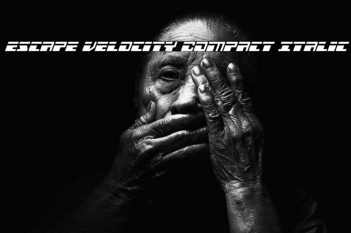 Escape Velocity Compact Italic Example 3
