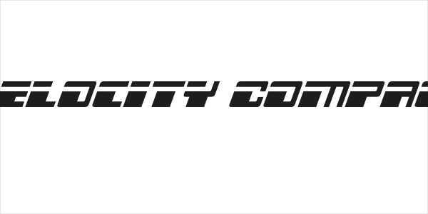 Escape Velocity Compact Italic Logo