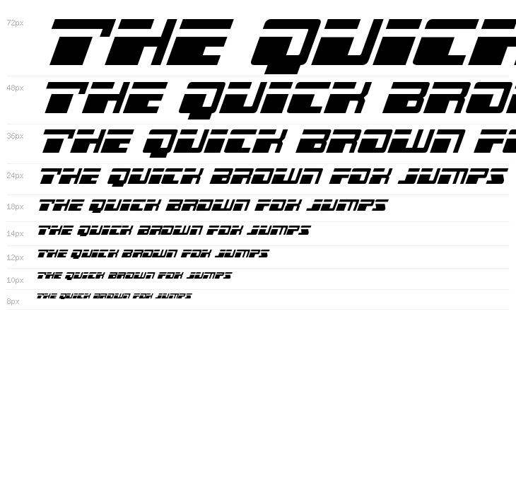 Escape Velocity Compact Italic Waterfall