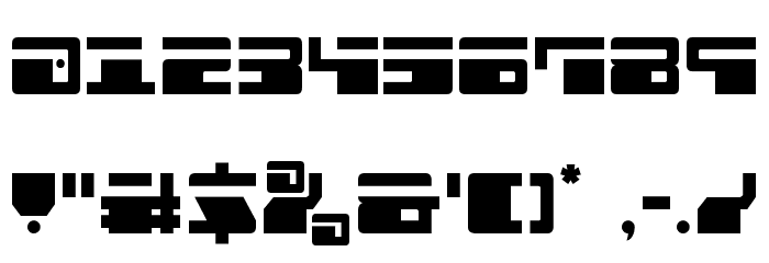 Escape Velocity Compact Font OTHER CHARS