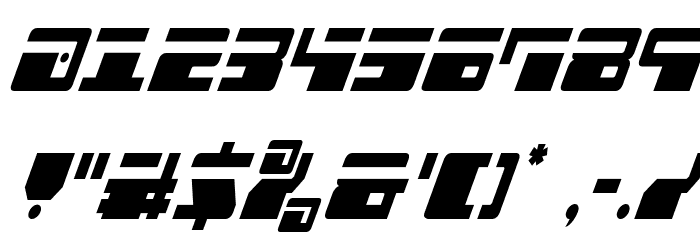 Escape Velocity Condensed Ital Font OTHER CHARS