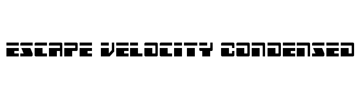 Escape Velocity Condensed  नि: शुल्क फ़ॉन्ट्स डाउनलोड