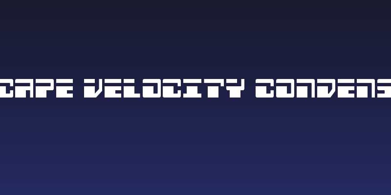Escape Velocity Condensed Social Header