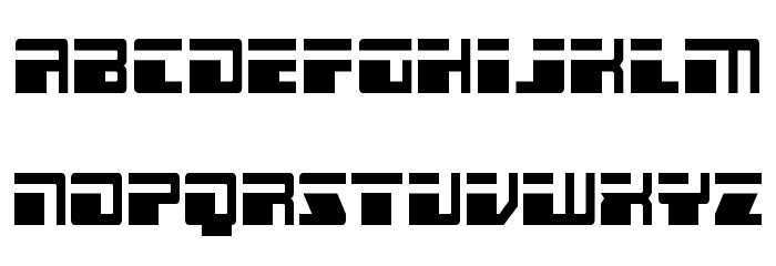 Escape Velocity Condensed Font LOWERCASE