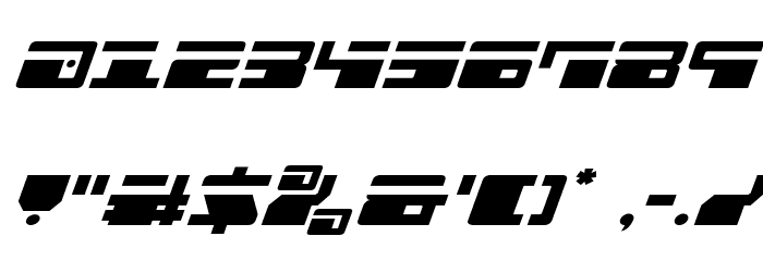 Escape Velocity Expanded Ital Font OTHER CHARS