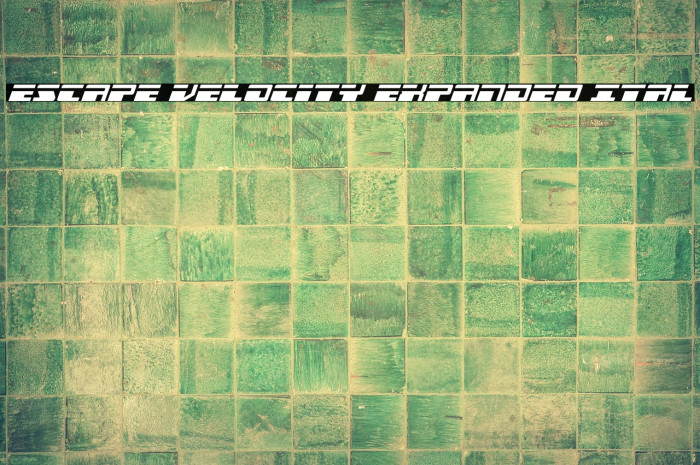 Escape Velocity Expanded Ital Example 2