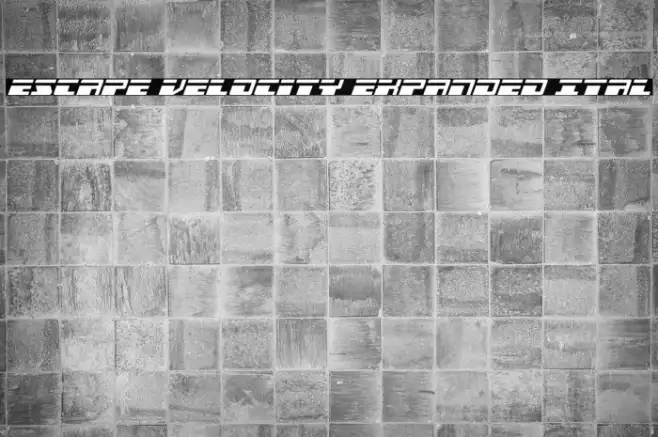 Escape Velocity Expanded Ital Example 2