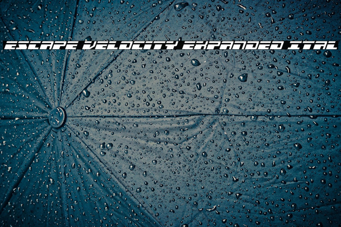 Escape Velocity Expanded Ital Example 3