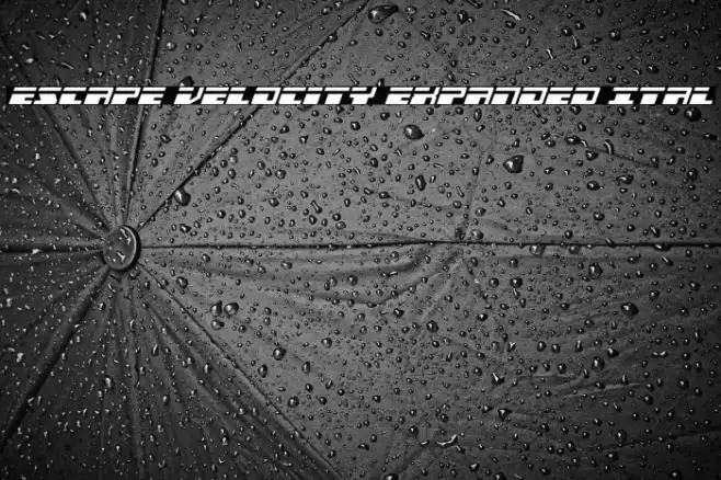 Escape Velocity Expanded Ital Example 3