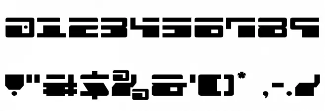 Escape Velocity Expanded Font OTHER CHARS