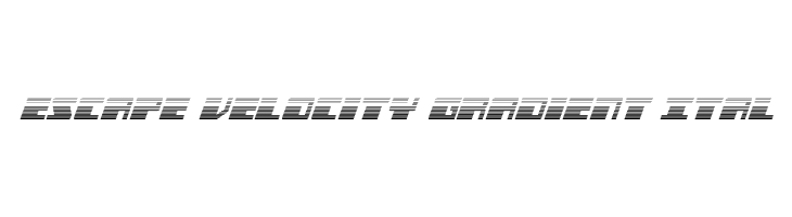 Escape Velocity Gradient Ital  لخطوط تنزيل