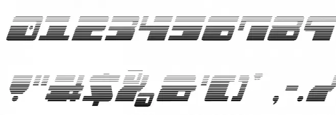 Escape Velocity Gradient Ital Font OTHER CHARS