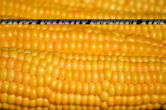 Escape Velocity Gradient Ital Example 3