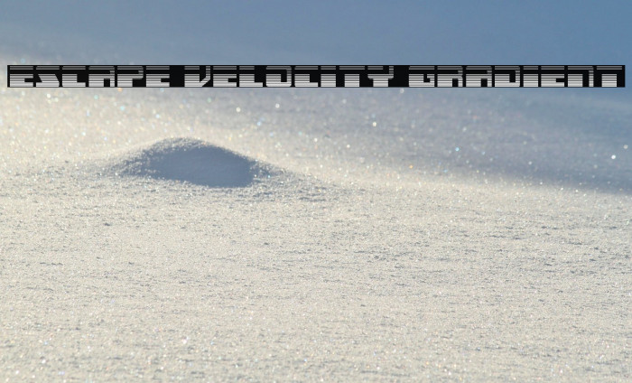 Escape Velocity Gradient Example 3