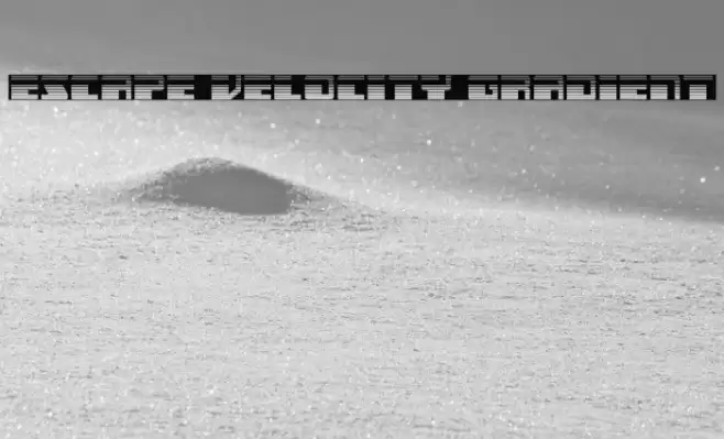 Escape Velocity Gradient Font examples