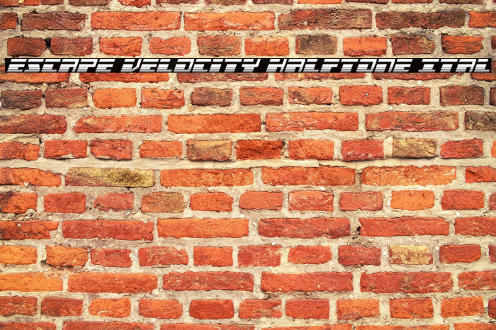 Escape Velocity Halftone Ital Example 1