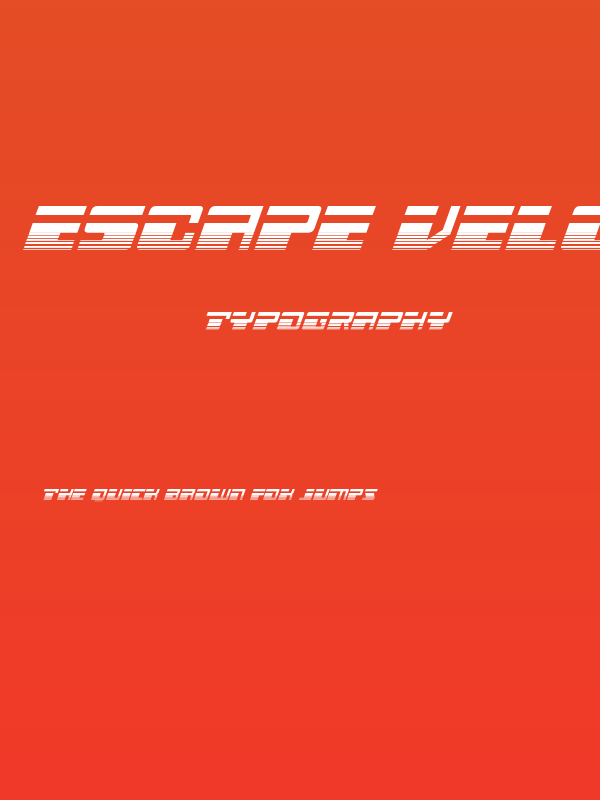 Escape Velocity Halftone Ital Poster