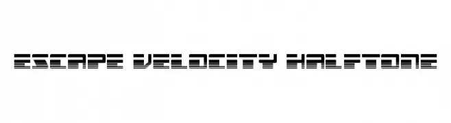 Escape Velocity Halftone  baixar fontes gratis