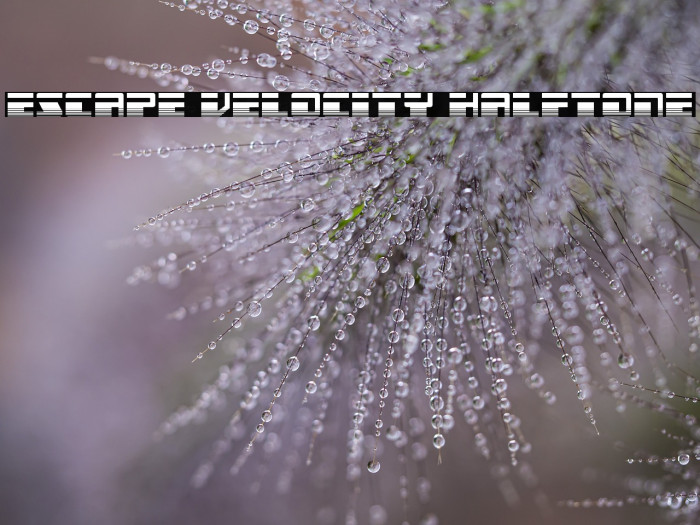 Escape Velocity Halftone Example 2