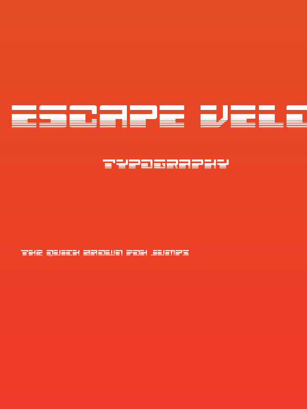 Escape Velocity Halftone Poster