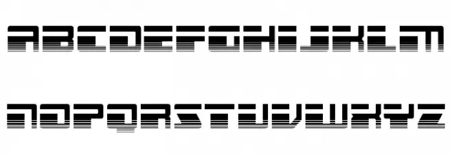 Escape Velocity Halftone Font Litere mici