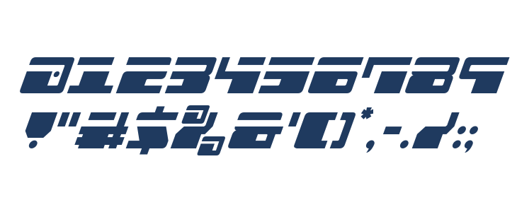 Escape Velocity Italic Other Characters