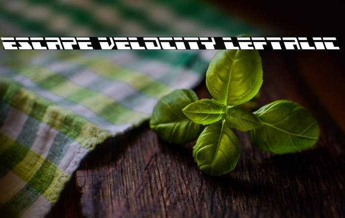 Escape Velocity Leftalic Example 3