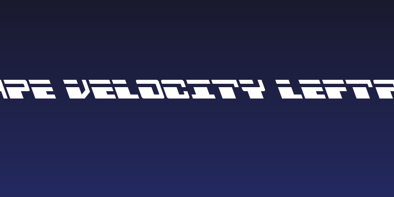 Escape Velocity Leftalic Social Header