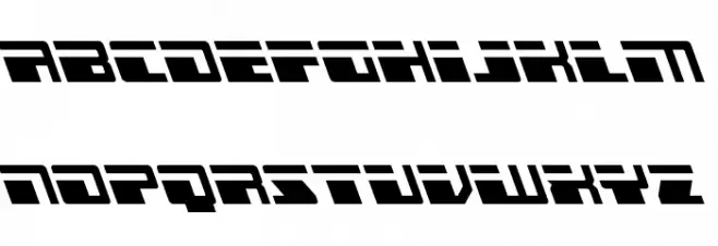 Escape Velocity Leftalic 字体 小写
