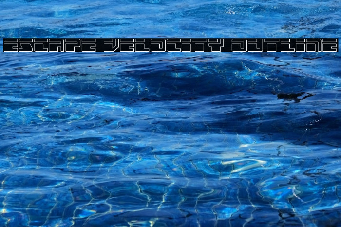 Escape Velocity Outline Example 2