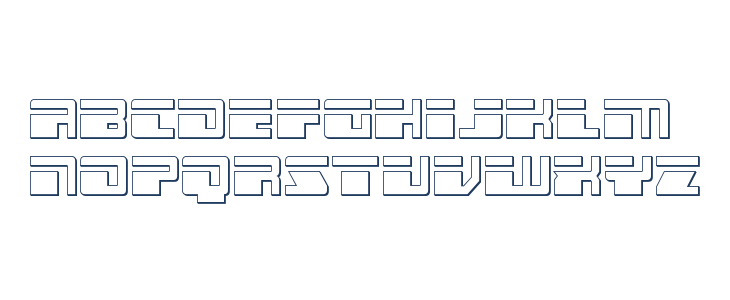 Escape Velocity Outline Lowercase