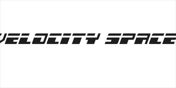 Escape Velocity Spaced Italic Logo