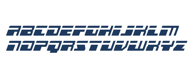 Escape Velocity Spaced Italic Lowercase