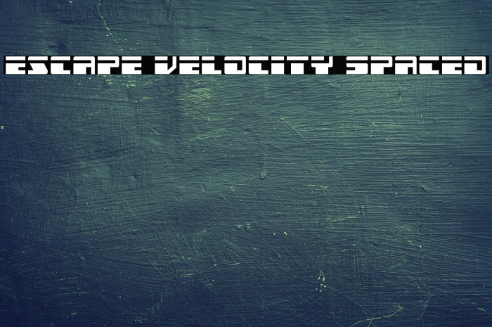 Escape Velocity Spaced Example 3