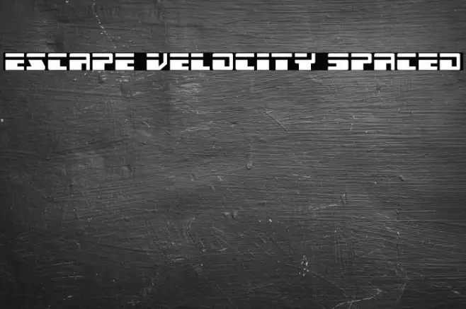 Escape Velocity Spaced Example 3