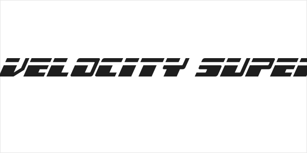 Escape Velocity Super-Italic Logo
