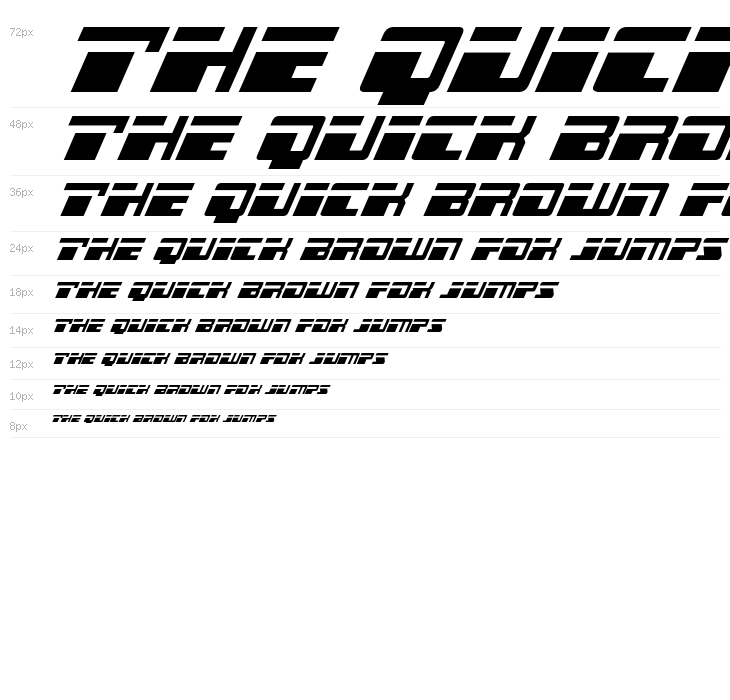 Escape Velocity Super-Italic Waterfall