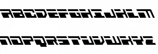 Escape Velocity Super-Leftalic Шрифта ВЕРХНИЙ