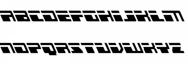 Escape Velocity Super-Leftalic خط أحرف صغيرة