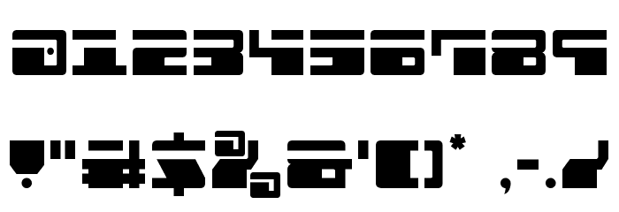 Escape Velocity Font OTHER CHARS