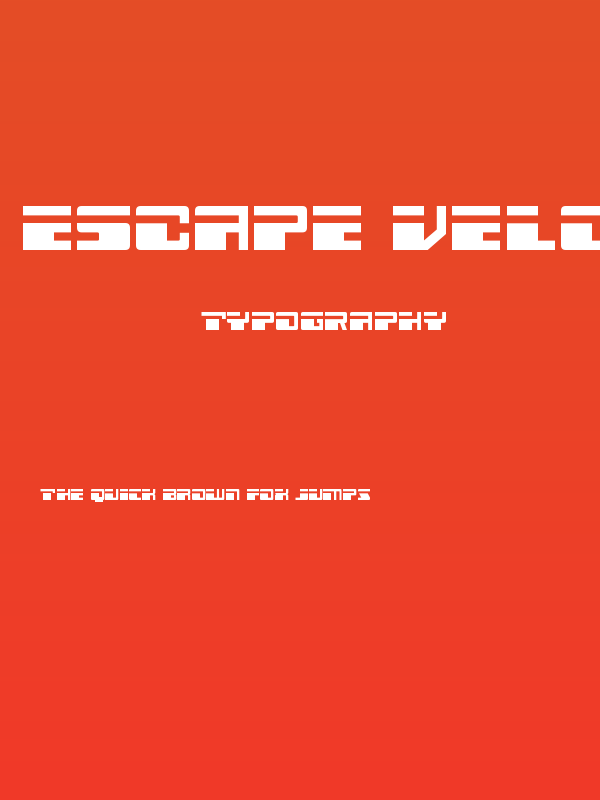 Escape Velocity Poster